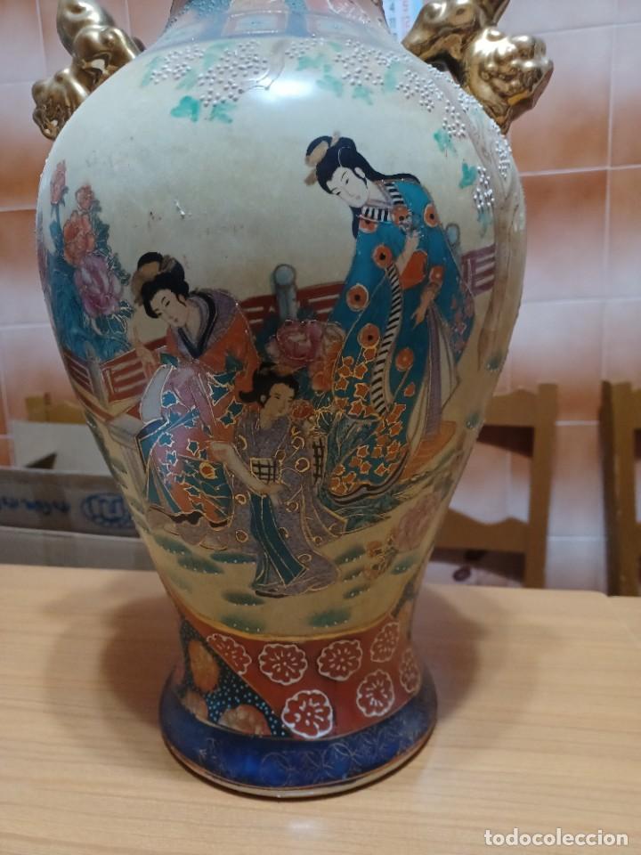 Antig&uuml;edades: Antiguo jarron satsuma - Foto 2