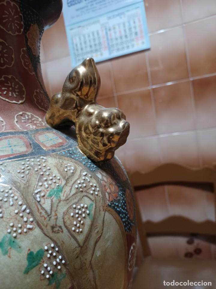 Antig&uuml;edades: Antiguo jarron satsuma - Foto 4