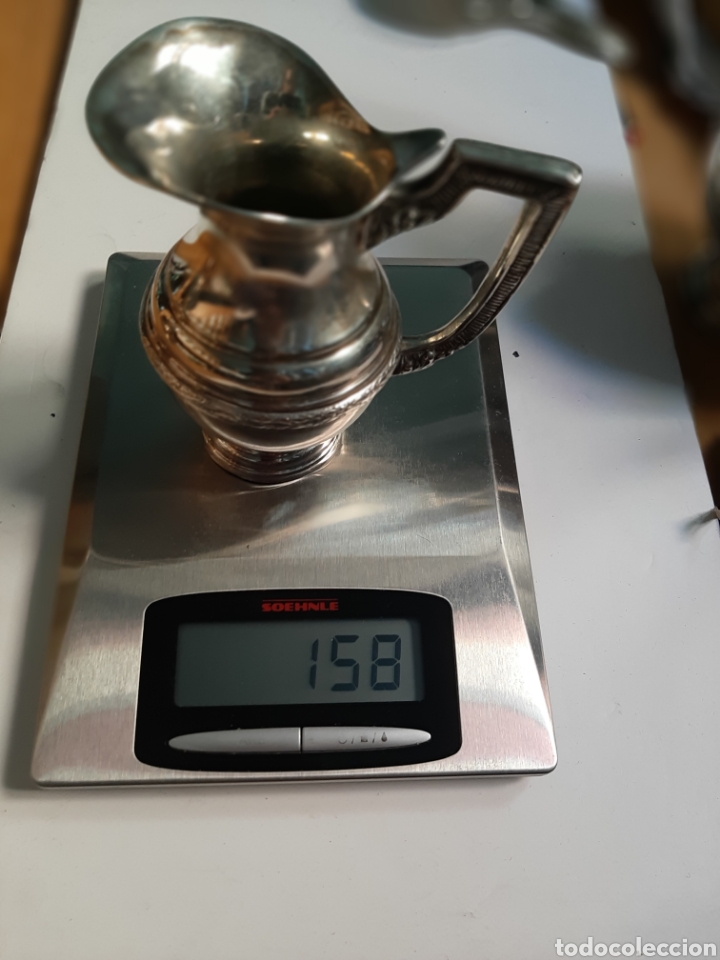 Antig&uuml;edades: Conjunto te y caf&eacute; chapado en plata 2753g - Foto 21
