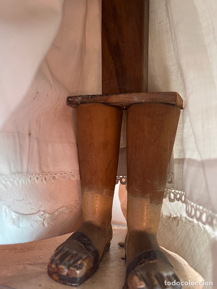 Antig&uuml;edades: Virgen capipota 72 cms sin Corona - Foto 7
