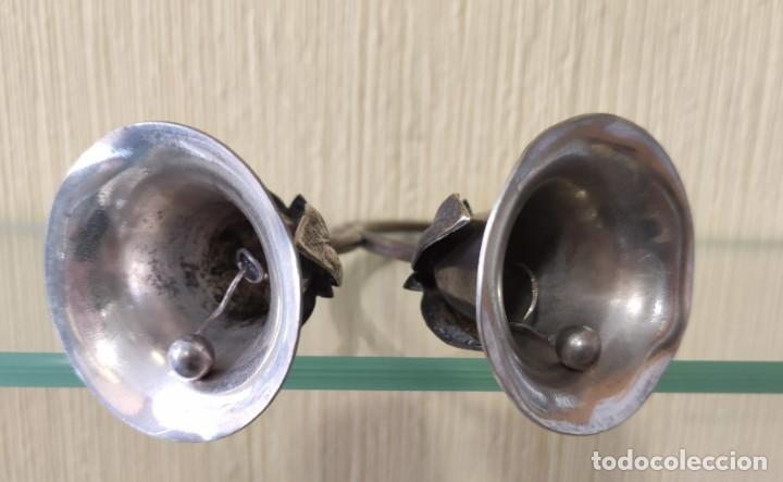 Antig&uuml;edades: Campanillas plata sin contrastar - Foto 11