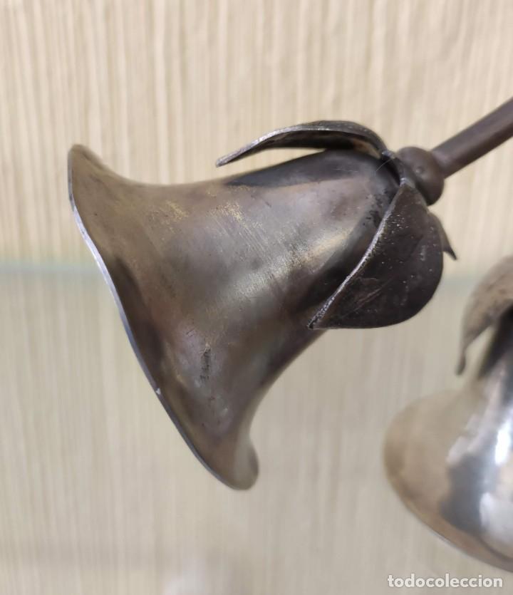 Antig&uuml;edades: Campanillas plata sin contrastar - Foto 12