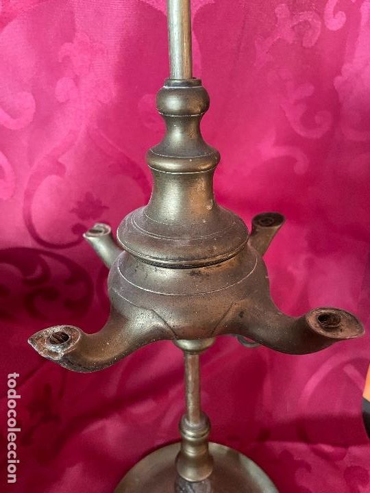 Antig&uuml;edades: Quinqu&eacute; de aceite - Foto 2