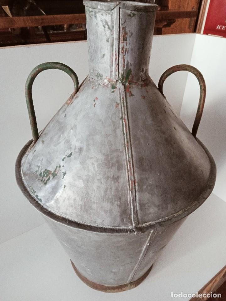 Antig&uuml;edades: Cantara de aceite de 58cm - Foto 2