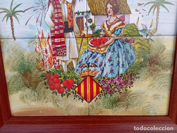 Antig&uuml;edades: CONJUNTO ENMARCADO.VALENCIA. - Foto 3