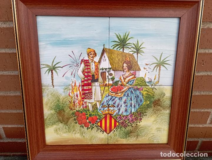 Antig&uuml;edades: CONJUNTO ENMARCADO.VALENCIA. - Foto 1