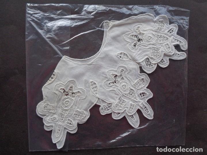 Antig&uuml;edades: ANTIGUO CUELLO BORDADO A MANO - Foto 4