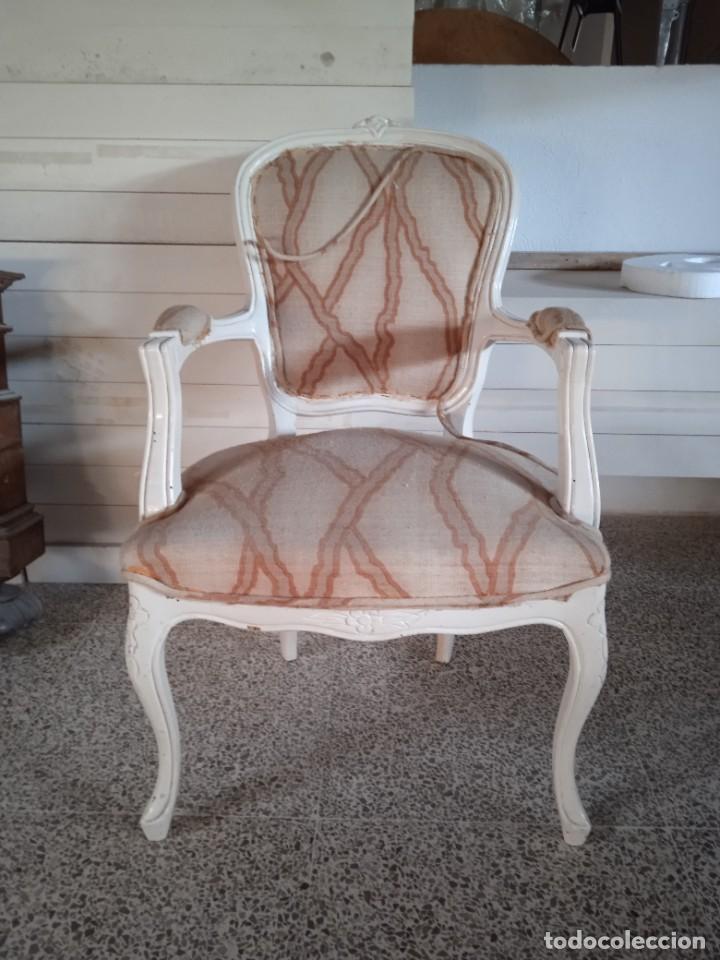 Antig&uuml;edades: Antiguo sill&oacute;n Isabelino - Foto 1