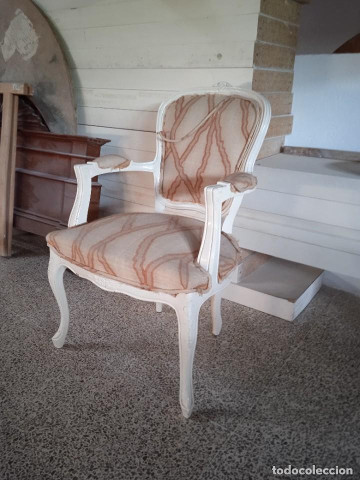 Antig&uuml;edades: Antiguo sill&oacute;n Isabelino - Foto 2