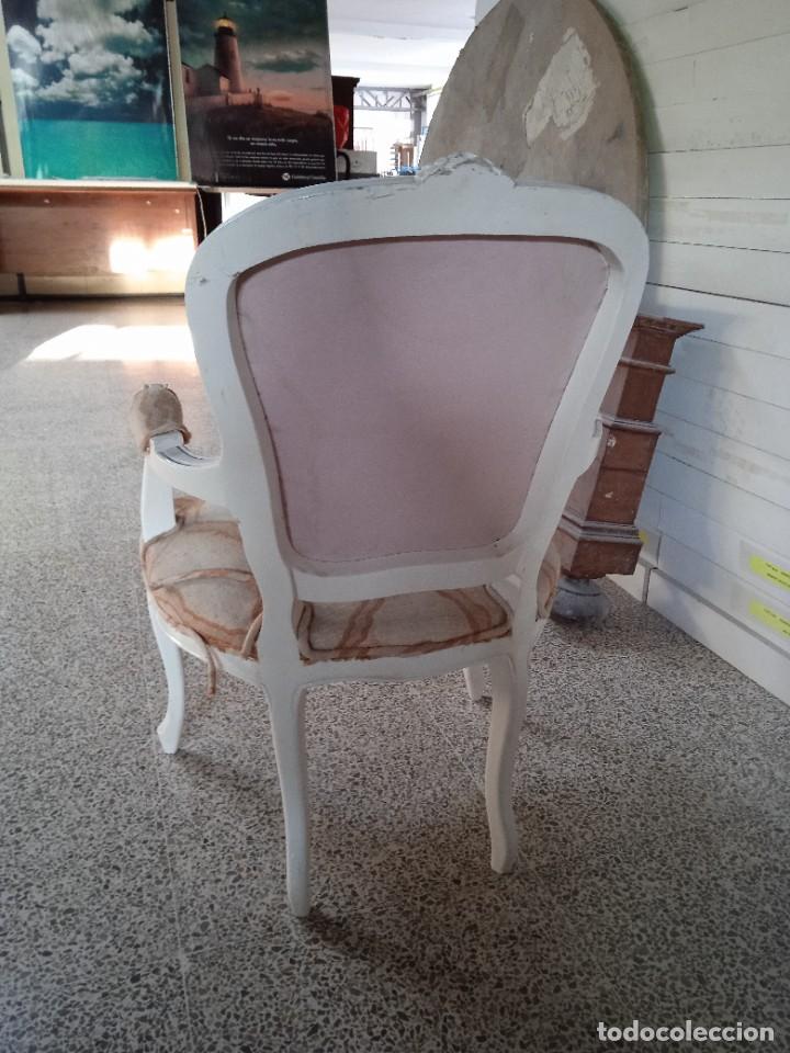 Antig&uuml;edades: Antiguo sill&oacute;n Isabelino - Foto 3