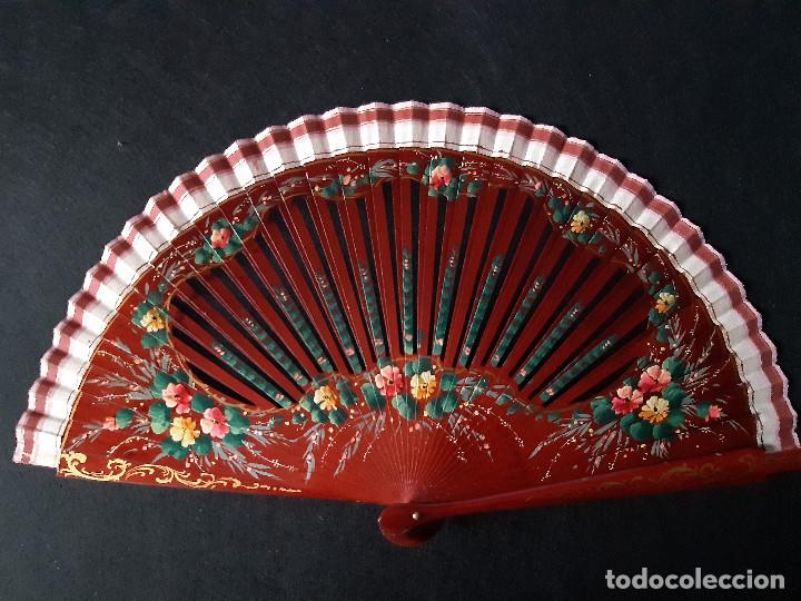 Antig&uuml;edades: BONITO ABANICO FLORAL - Foto 1