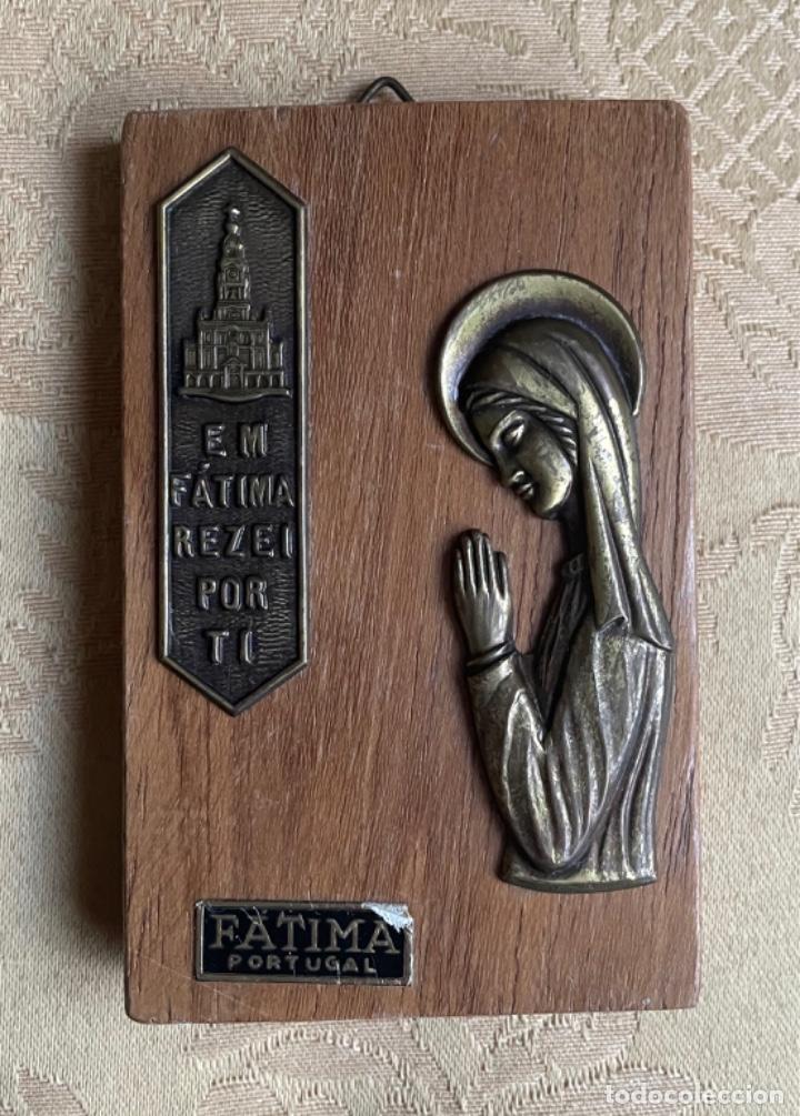 Antig&uuml;edades: VIRGEN DE FATIMA, BRONCE Y MADERA - Foto 1