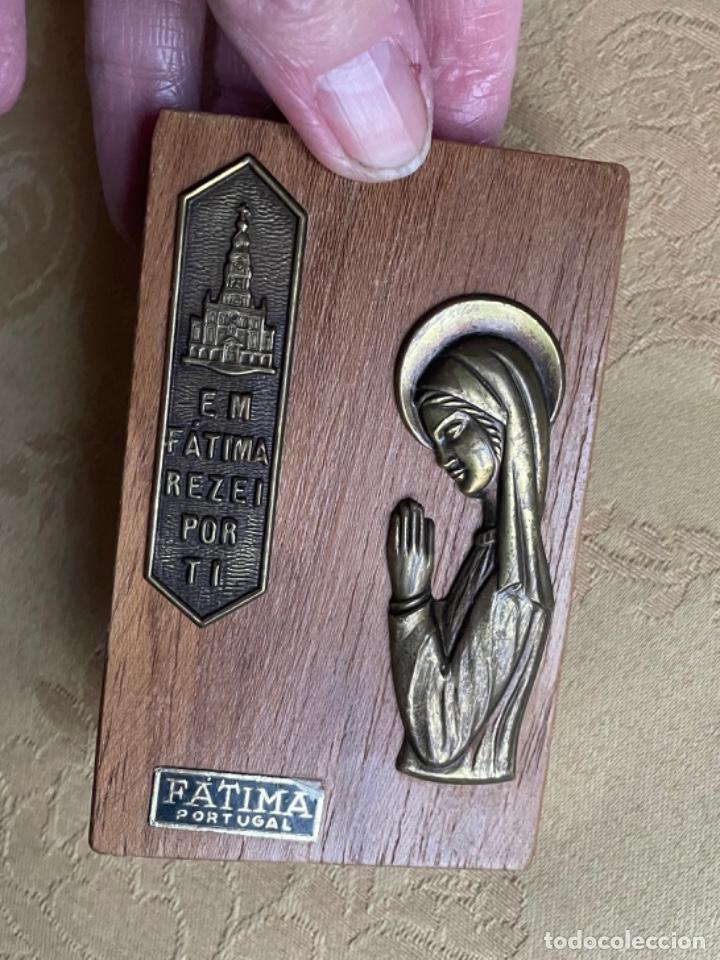 Antig&uuml;edades: VIRGEN DE FATIMA, BRONCE Y MADERA - Foto 2
