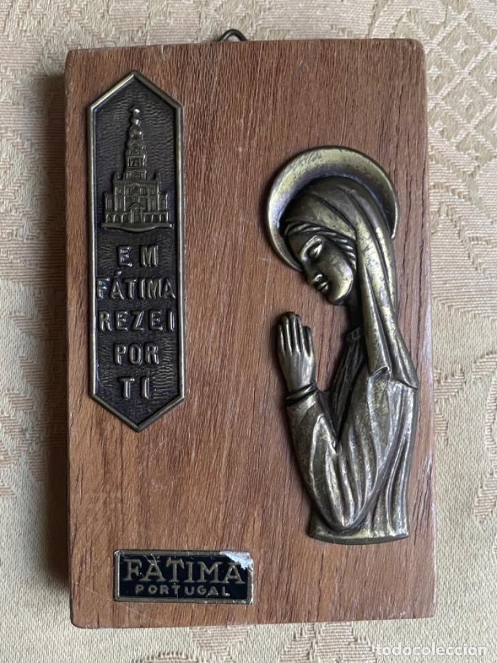 Antig&uuml;edades: VIRGEN DE FATIMA, BRONCE Y MADERA - Foto 3