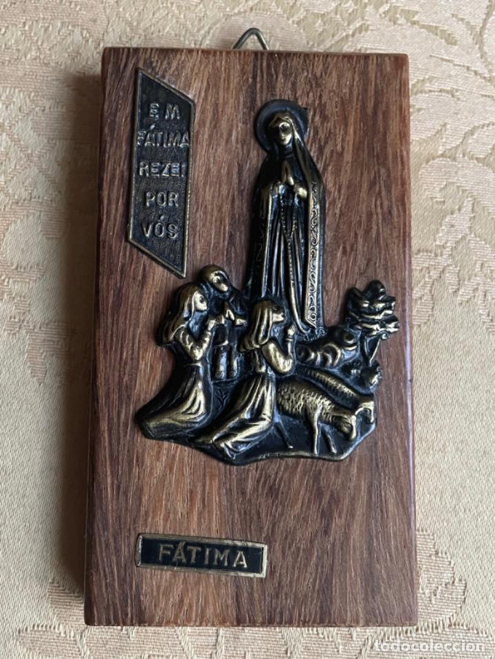 Antig&uuml;edades: VIRGEN DE FATIMA, BRONCE Y MADERA - Foto 1