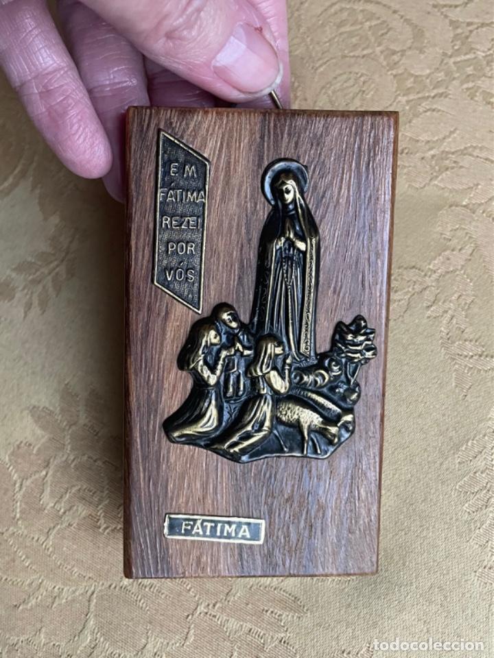 Antig&uuml;edades: VIRGEN DE FATIMA, BRONCE Y MADERA - Foto 5