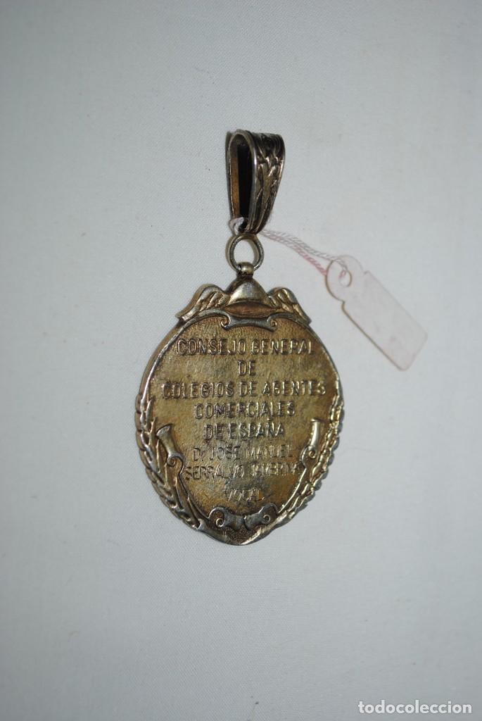 Antig&uuml;edades: MEDALLA DEL CONSEJO GENERAL DE AGENTES COMERCIALES . - Foto 2