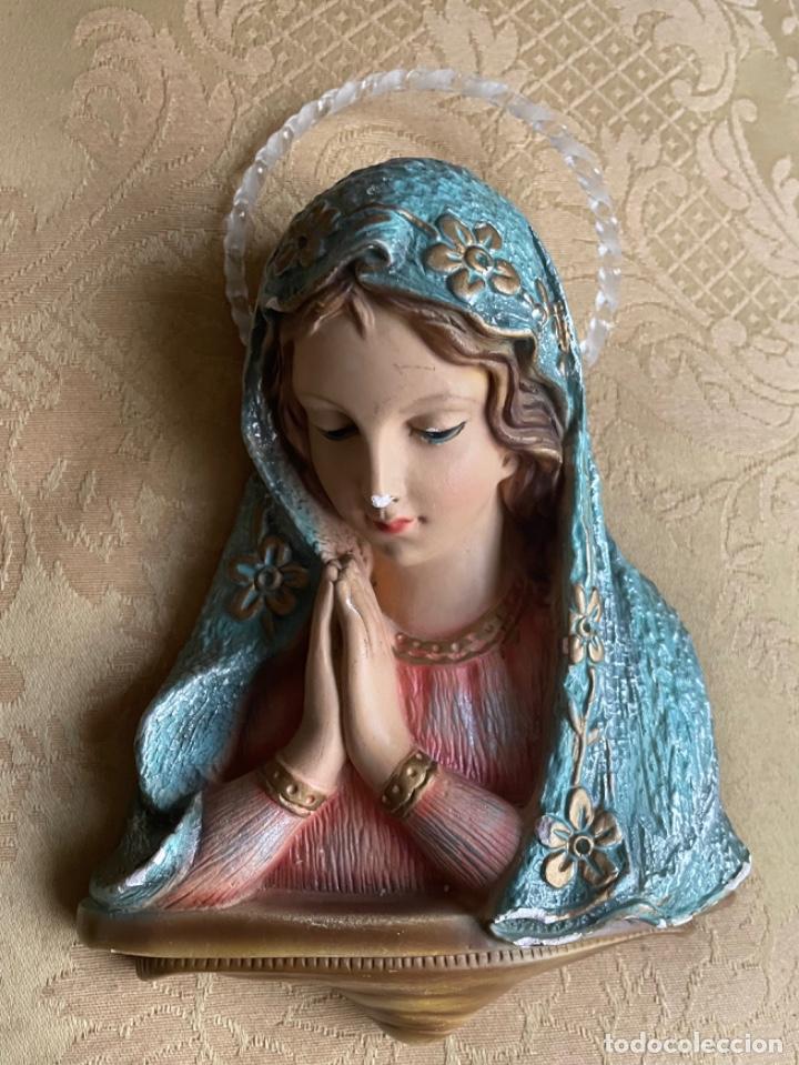 Antig&uuml;edades: VIRGEN DE ESTUCO A&Ntilde;OS 60 - Foto 1