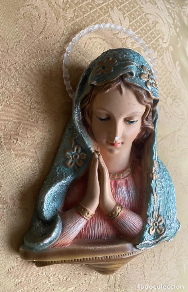 Antig&uuml;edades: VIRGEN DE ESTUCO A&Ntilde;OS 60 - Foto 2