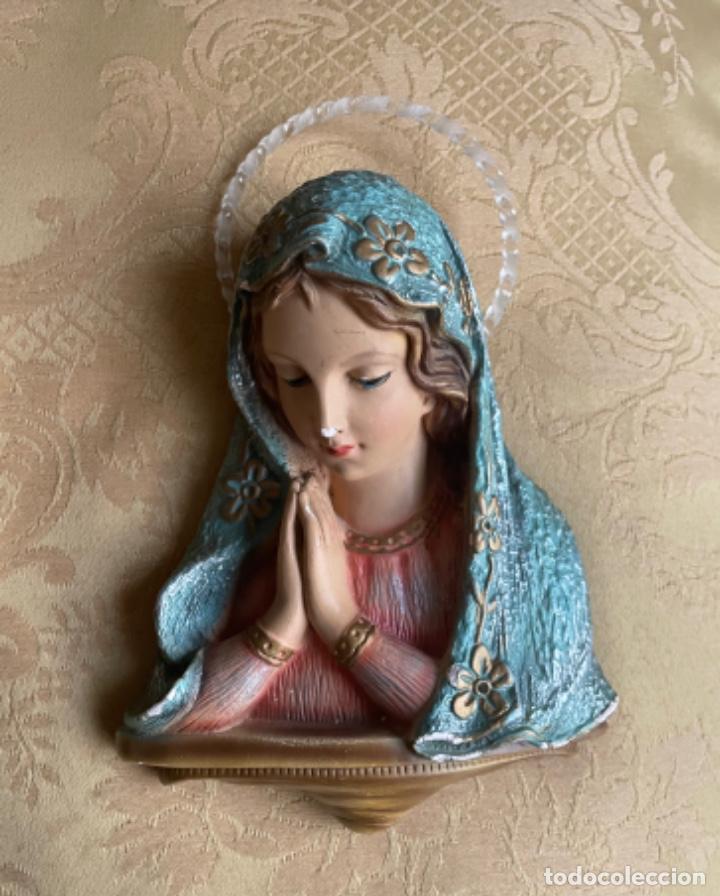 Antig&uuml;edades: VIRGEN DE ESTUCO A&Ntilde;OS 60 - Foto 4
