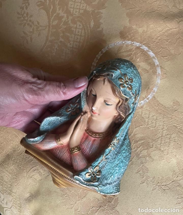 Antig&uuml;edades: VIRGEN DE ESTUCO A&Ntilde;OS 60 - Foto 6