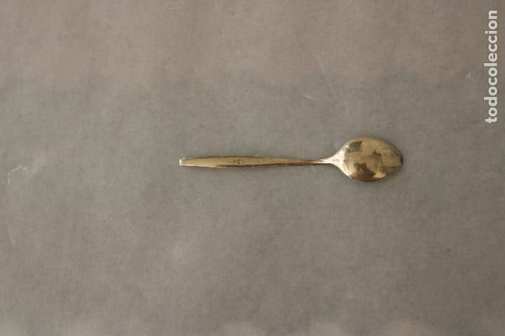 Antig&uuml;edades: cucharita de moca en plata de ley 925 - Foto 2