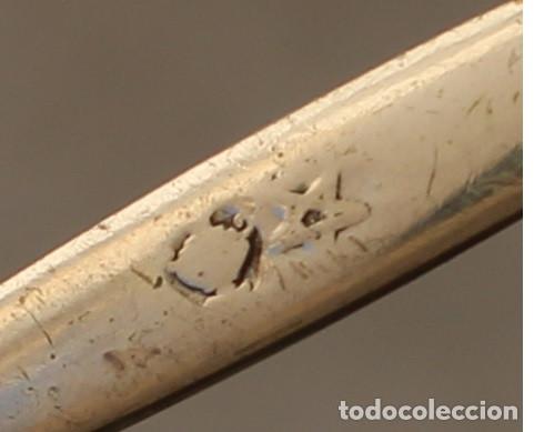 Antig&uuml;edades: cucharita de moca en plata de ley 925 - Foto 3
