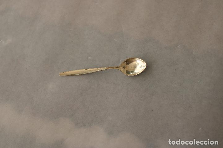 Antig&uuml;edades: cucharita de moca en plata de ley 925 - Foto 1