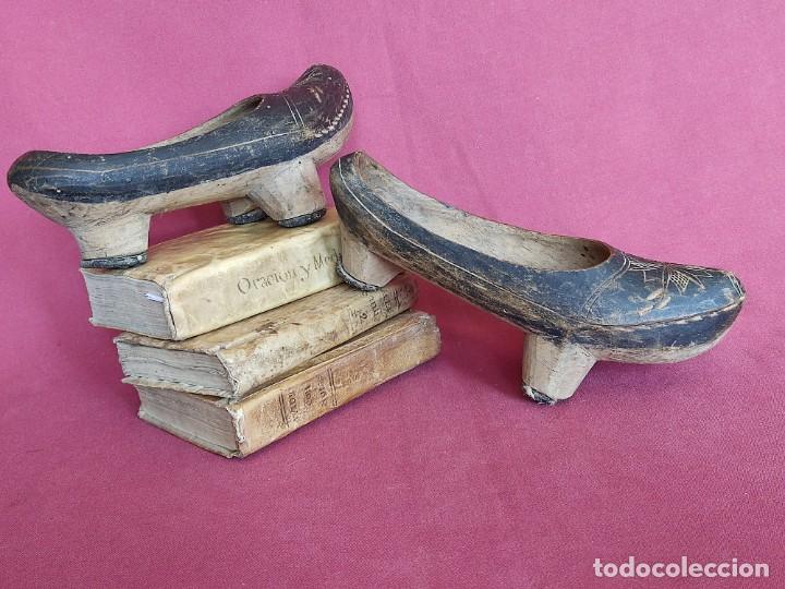 Antig&uuml;edades: ANTIGUAS ALMADRE&Ntilde;AS DE MADERA - Foto 4