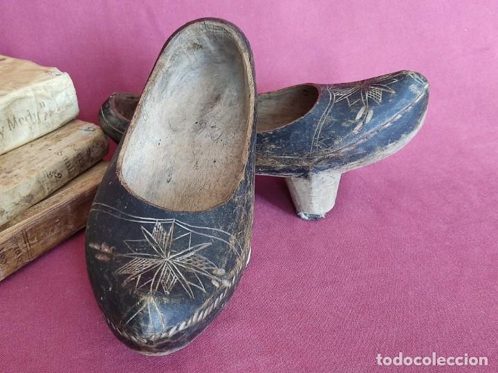 Antig&uuml;edades: ANTIGUAS ALMADRE&Ntilde;AS DE MADERA - Foto 5