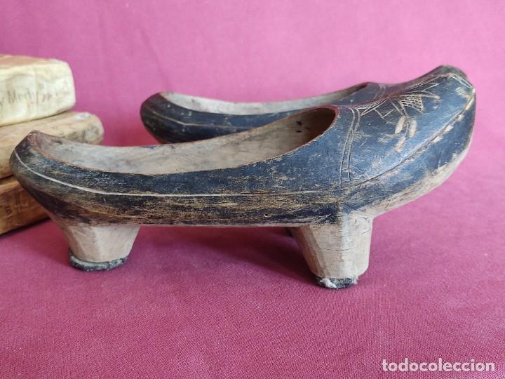Antig&uuml;edades: ANTIGUAS ALMADRE&Ntilde;AS DE MADERA - Foto 6