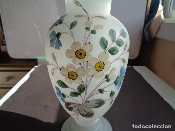 Antig&uuml;edades: JARRON DE OPALINA. 34 CM. - Foto 2