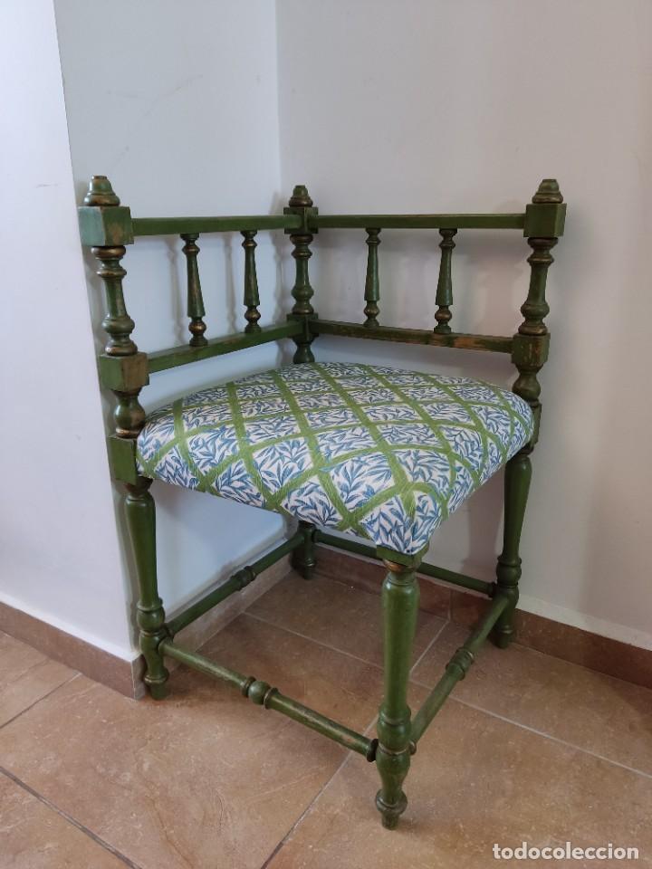 Antig&uuml;edades: ANTIGUA SILLA RINCONERA - Foto 4