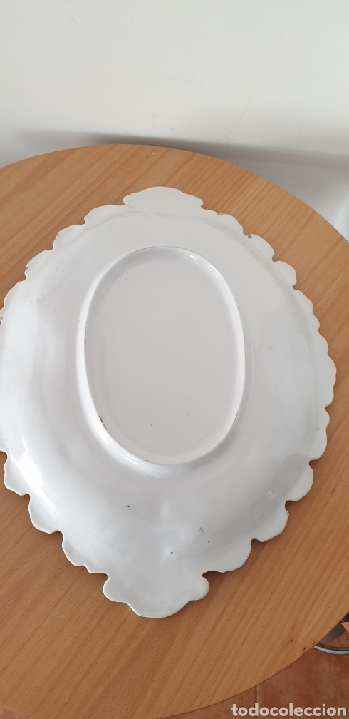 Antig&uuml;edades: Antiguo plato de sopera Capodimonte - Foto 4