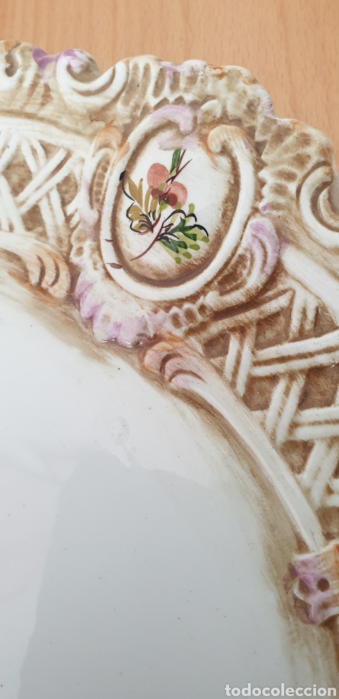 Antig&uuml;edades: Antiguo plato de sopera Capodimonte - Foto 6