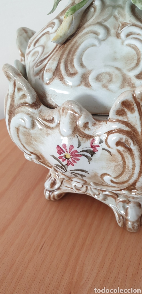Antig&uuml;edades: Precioso centro de mesa estilo Capodimonte - Foto 6