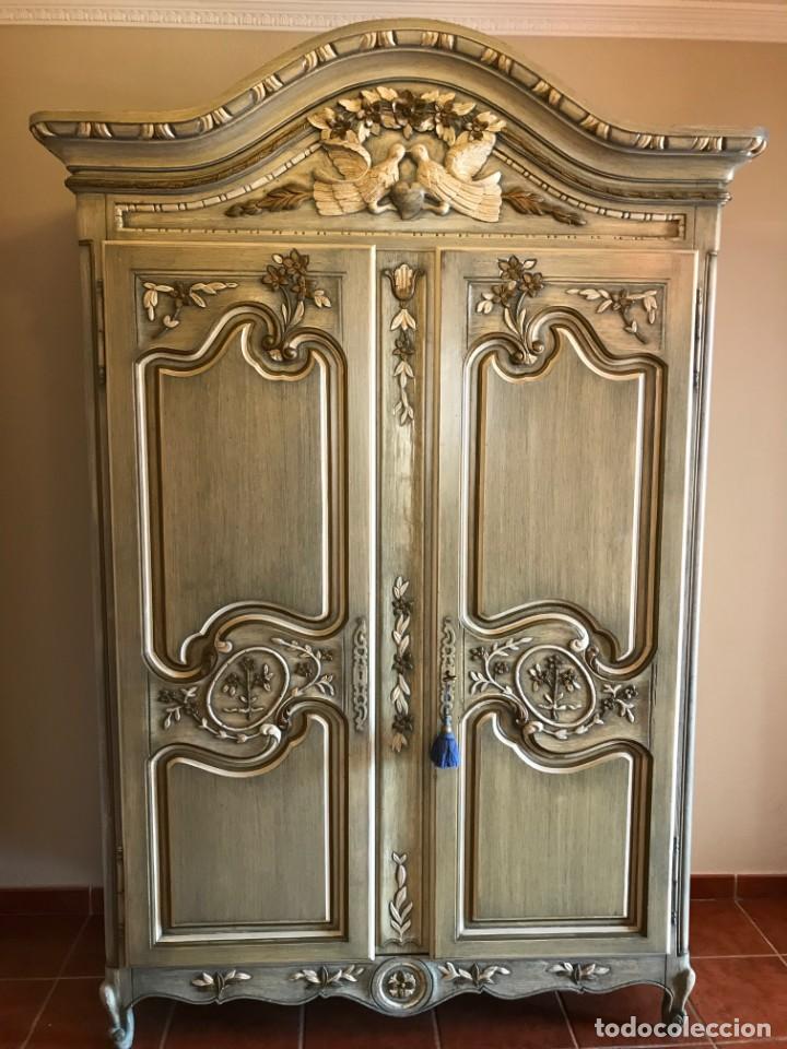 Antig&uuml;edades: MUEBLE ANTIC VALENCIANO ECHO A MANO - Foto 5