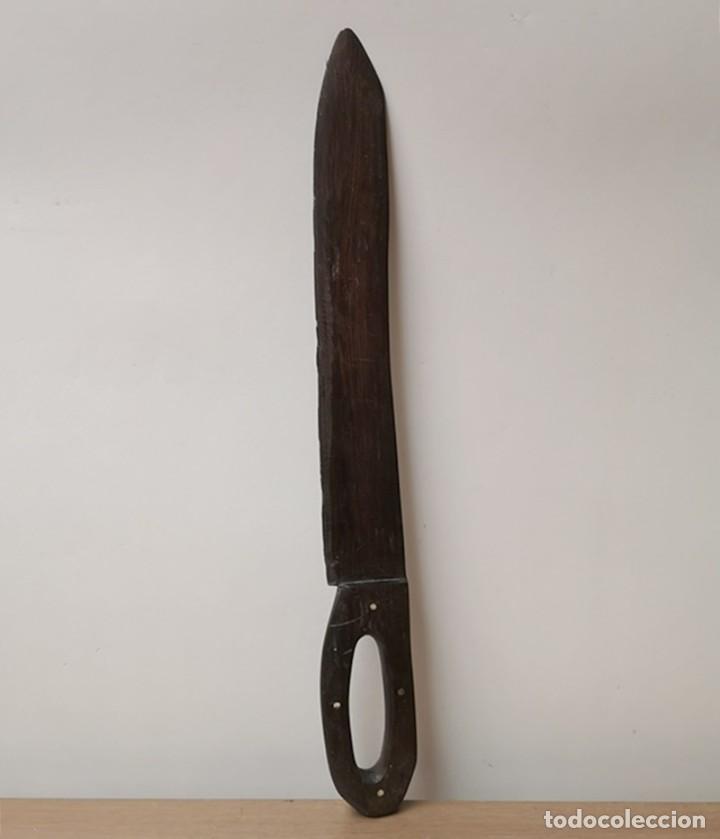 Antig&uuml;edades: Machete de Madera Antiguo - Foto 3