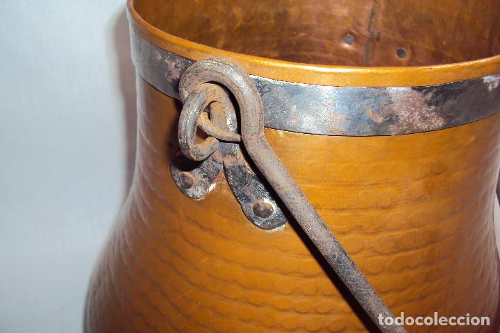 Antig&uuml;edades: Olla de cobre en forma de pera. - Foto 7