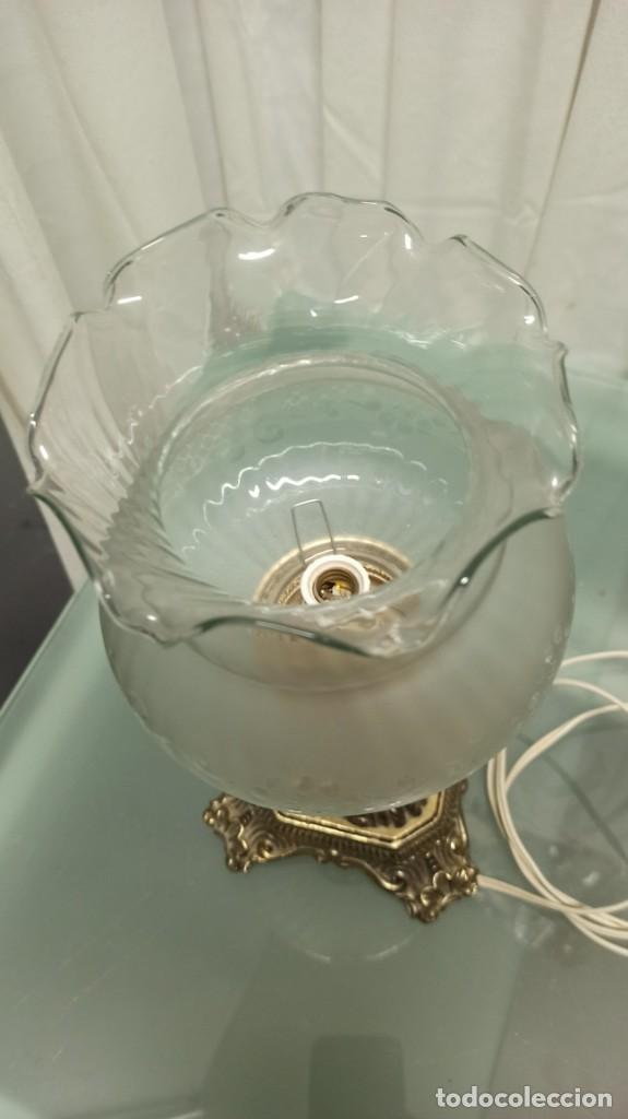 Antig&uuml;edades: QUINQU&Eacute; SOBREMESA CRISTAL - Foto 9