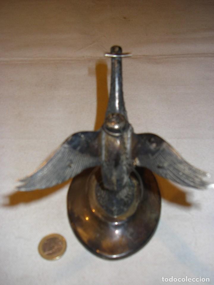 Antig&uuml;edades: Calienta copas del alpaca con forma de cisne, - Foto 2