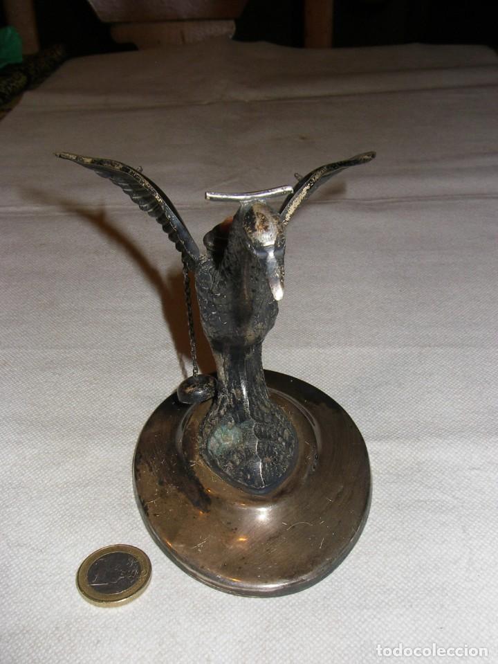 Antig&uuml;edades: Calienta copas del alpaca con forma de cisne, - Foto 4