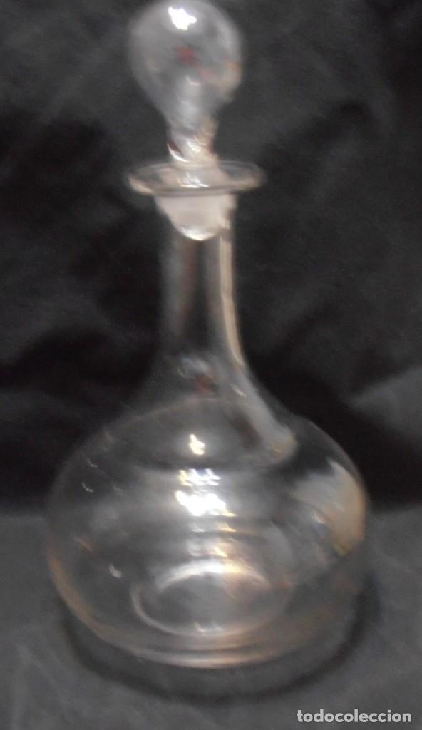 Antig&uuml;edades: LICORERA DE CRISTAL SOPLADO - Foto 2