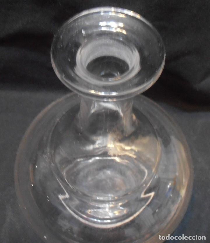 Antig&uuml;edades: LICORERA DE CRISTAL SOPLADO - Foto 3