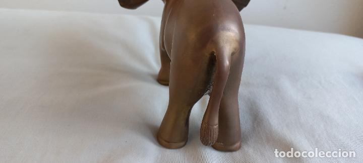 Antig&uuml;edades: MAGNIFICA FIGURA ELEFANTE DE BRONCE. - Foto 4