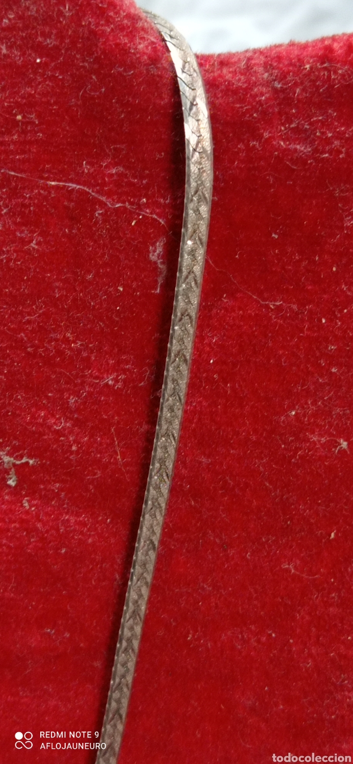Antig&uuml;edades: Cadena de plata . marcado 925 - Foto 2
