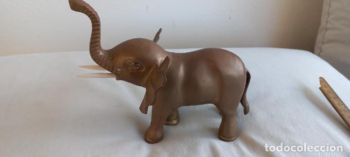 Antig&uuml;edades: MAGNIFICA FIGURA ELEFANTE DE BRONCE. - Foto 8