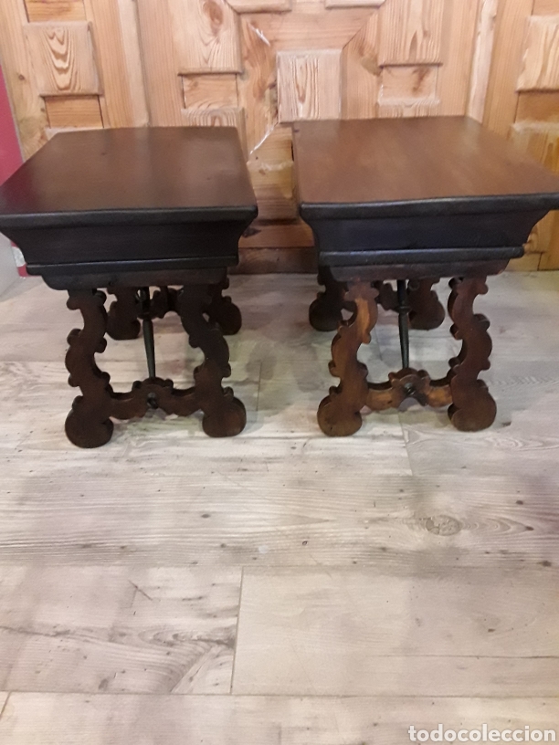 Antig&uuml;edades: Mesillas de nogal - Foto 2