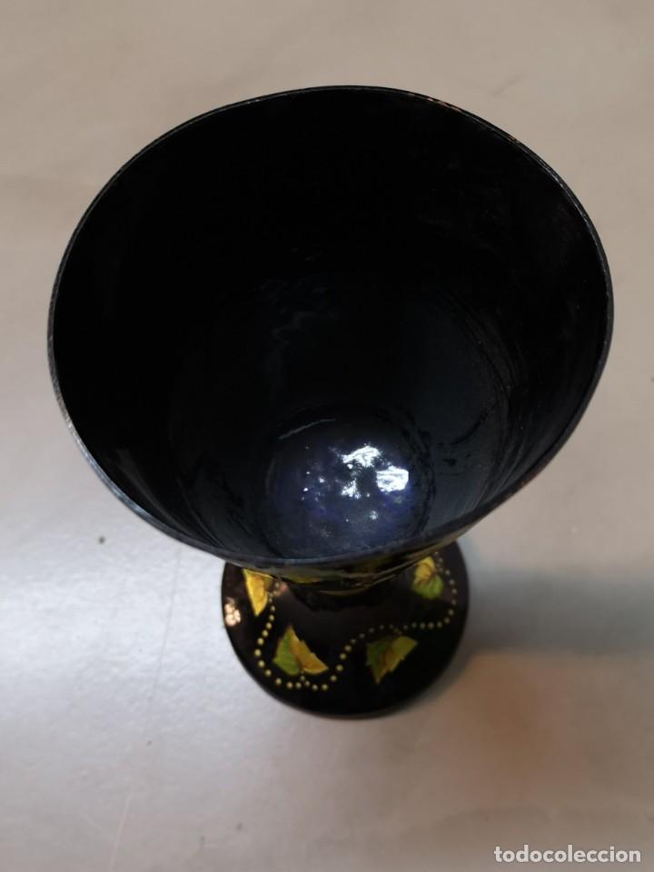 Antig&uuml;edades: C&aacute;liz esmaltado - Foto 5