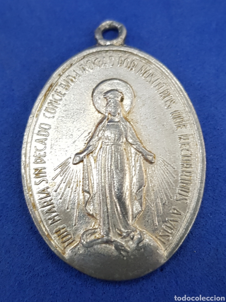 Antig&uuml;edades: Medalla Virgen Milagrosa - Foto 1